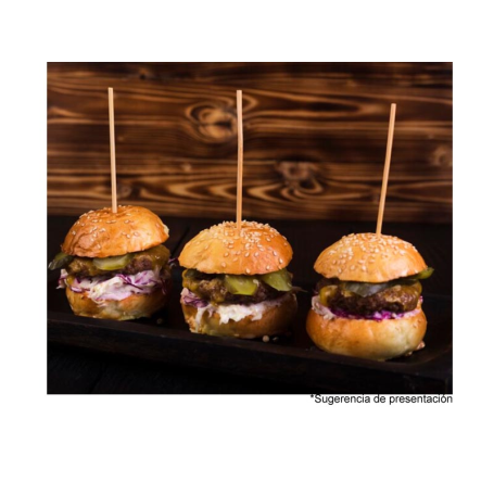 mini burger setas compasion